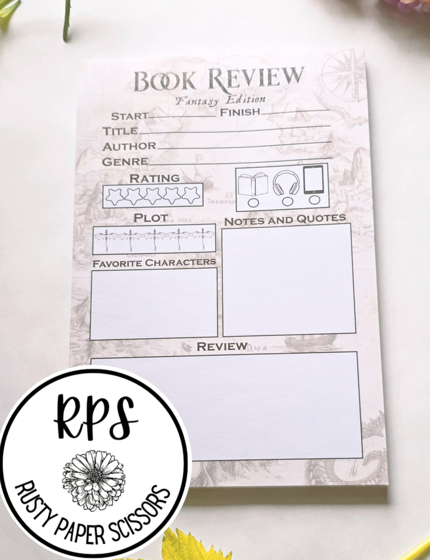 Fantasy Sticky Note Book Review