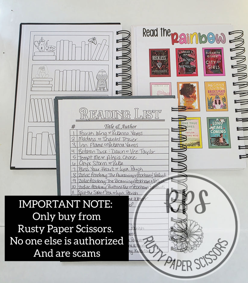 Girly - Romance Book Journal – Rusty Paper Scissors
